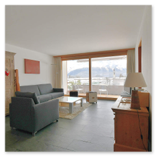 Wohnzimmer mit Aussicht