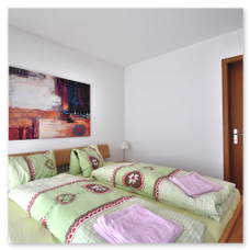 Direkter Zugang zum Bad