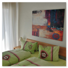 Schlafzimmer mit Terrasse