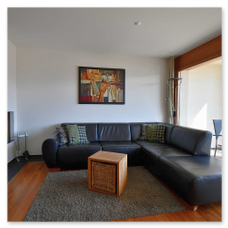 Blick auf Wohnzimmer